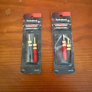 RadioShack 12-Gauge Locking Banana Plugs 278-307